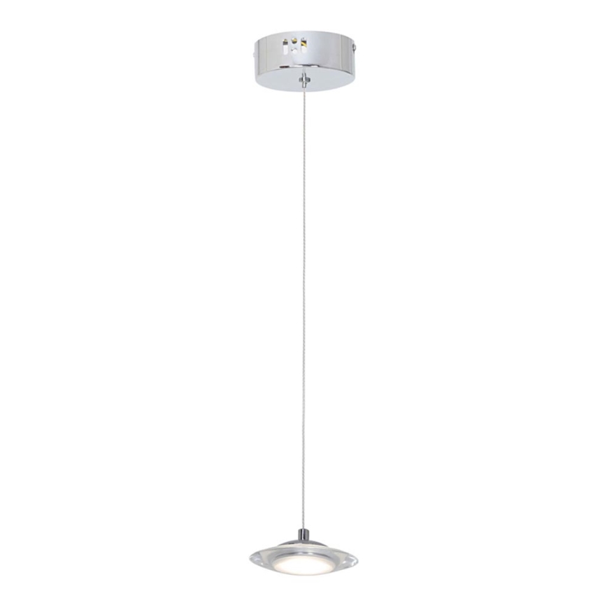 Lustre LED avec fil ELLIPSE LED/5W/230V Chrome