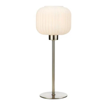 Markslöjd 108121 - Lampe de table SOBER 1xE27/60W/230V mate chromé