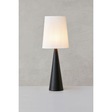 Markslöjd 108597 - Lampe de table CONUS 1xE14/40W/230V blanc/noir