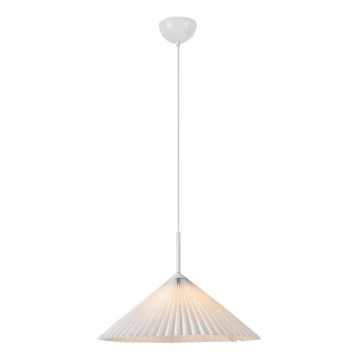 Markslöjd 108711 - Suspension filaire PLISADO 1xE27/40W/230V d. 50 cm blanc