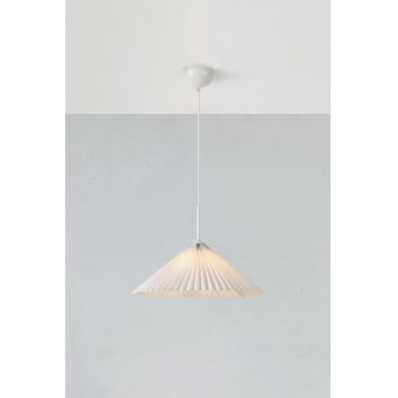 Markslöjd 108711 - Suspension filaire PLISADO 1xE27/40W/230V d. 50 cm blanc