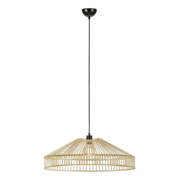 Markslöjd 108783 - Suspension filaire TAPA 1xE27/40W/230V beige/bambou