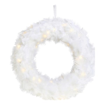 Markslöjd 705290 - Couronne de Noël FEATHER LED/1,2W/3xAA d. 35 cm