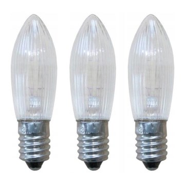 Markslöjd 8263 - LOT 3x Ampoule de noël TOPPLAMPA E10/3W/34V