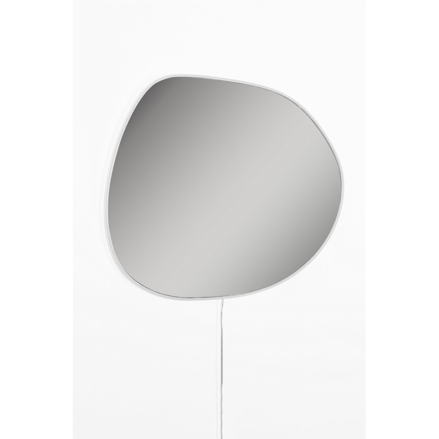 Miroir mural avec un rétroéclairage LED PIAGO 46x60 cm blanc