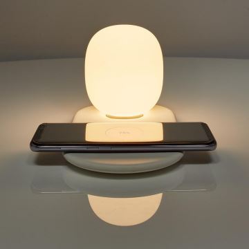 Veilleuse LED à intensité variable avec chargeur sans fil LED/10W/5-9V