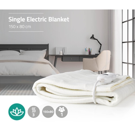 Acheter Couverture chauffante lit électrique taille individuelle, 60W