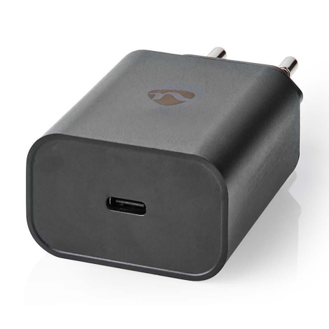 Nedis WCPD30W102BK - Adaptateur de chargeur USB-C Power Delivery 30W/230V  noir