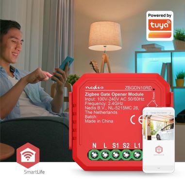 Interrupteur de porte de garage connecté SmartLife Zigbee Tuya