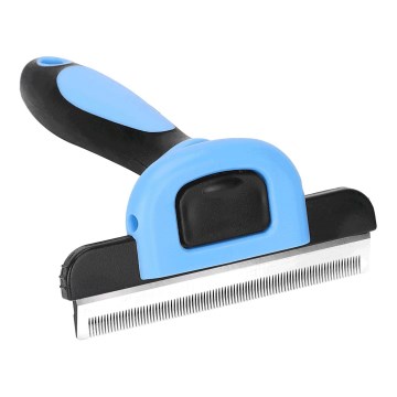 Nobleza - Brosse pour chiens et chats bleu 10,5 cm