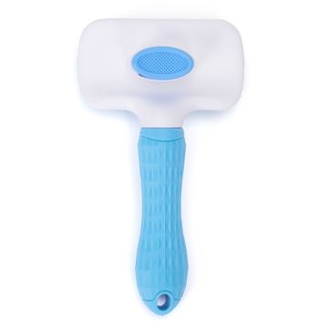 Nobleza - Brosse pour chiens et chats bleu 10,5 cm