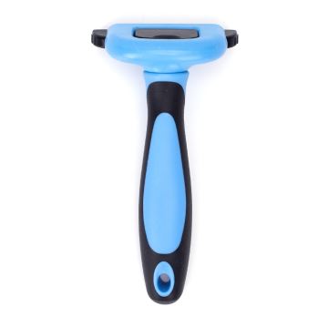 Nobleza - Brosse pour chiens et chats bleu 7 cm