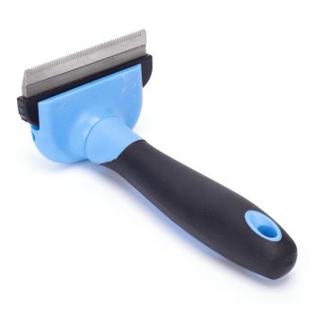 Nobleza - Brosse pour chiens et chats bleu 7 cm