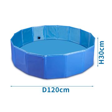 Nobleza - Piscine pliable pour chiens d. 1,2 m