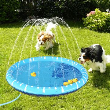 Nobleza - Piscine pour chiens avec fontaine d. 1,4m