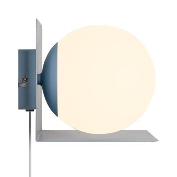 Nordlux - Applique murale avec étagère LILIBETH 1xE14/25W/230V bleu