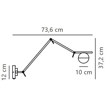 Nordlux - Applique murale CONTINA 1xG9/5W/230V laiton