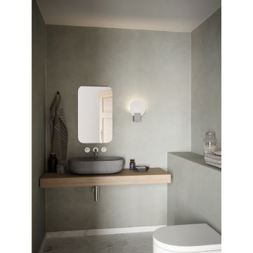 Nordlux - Applique murale de salle de bain à intensité variable HESTER LED/9,5W/230V IP44 blanc