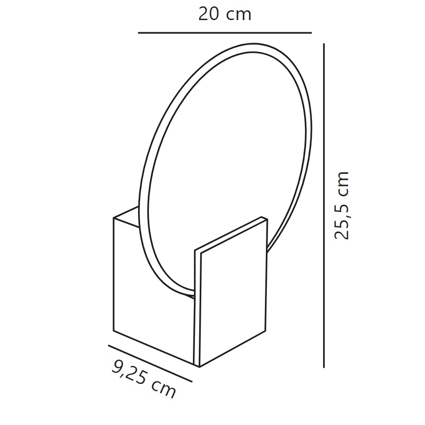 Nordlux - Applique murale de salle de bain à intensité variable HESTER LED/9,5W/230V IP44 blanc