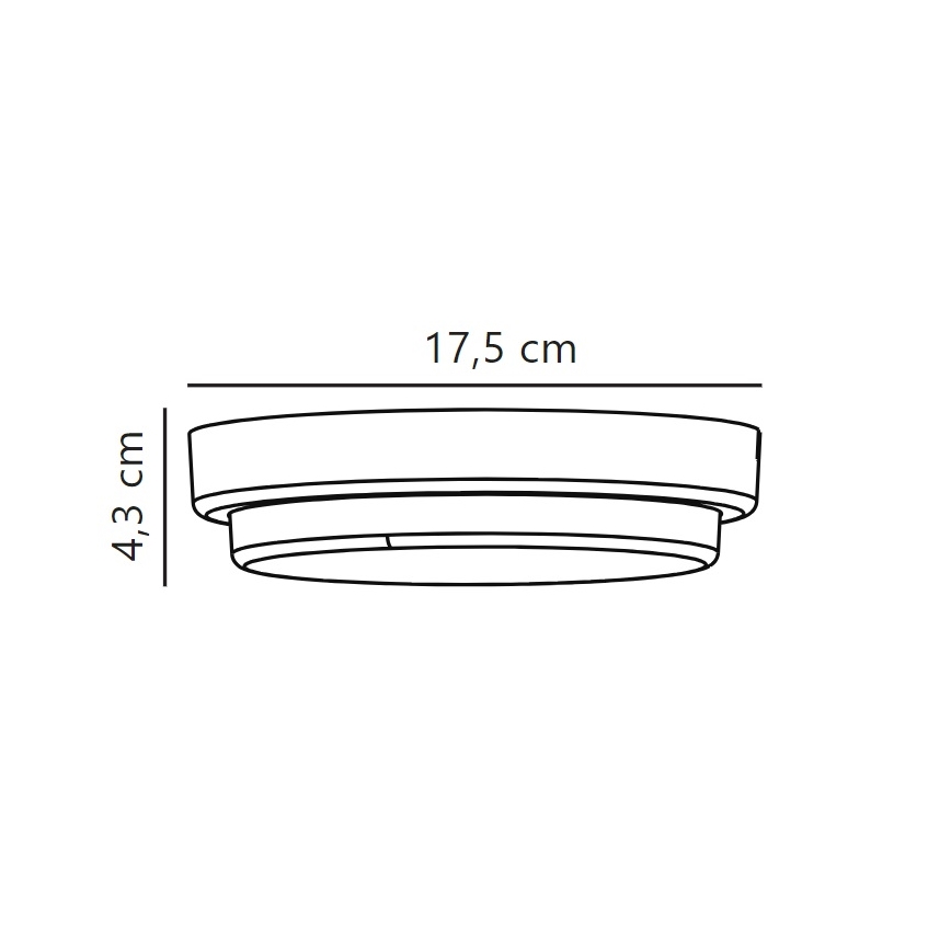 Nordlux - Applique murale extérieure CUBA LED/6,5W/230V IP54 d. 17,5 cm blanc