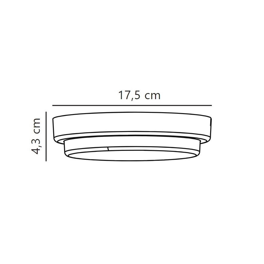 Nordlux - Applique murale extérieure CUBA LED/6,5W/230V IP54 d. 17,5 cm noir