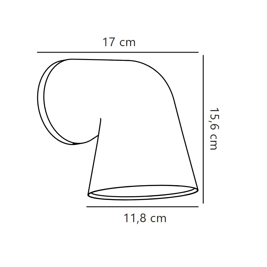 Nordlux - Applique murale extérieure FRONT 1xGU10/28W/230V IP44 blanc