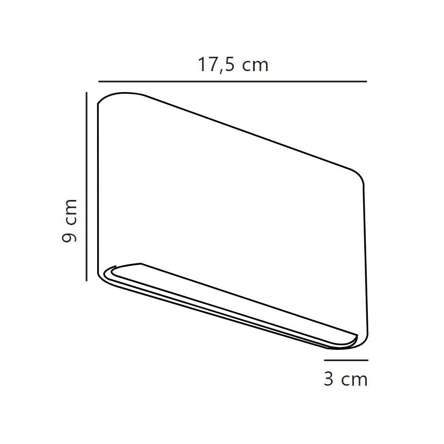 Nordlux - Applique murale extérieure KINVER LED/8,5W/230V IP54 noir