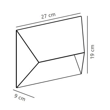 Nordlux - Applique murale extérieure PONTIO 2xGU10/25W/230V IP54