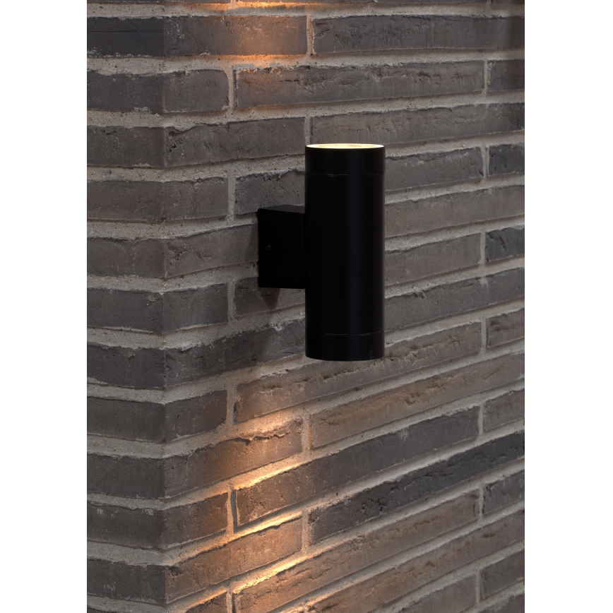 Nordlux - Applique murale extérieure TIN 2xGU10/35W/230V IP54 noir