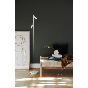 Nordlux - Lampadaire à intensité variable OMARI 2xLED/3,2W/230V blanc