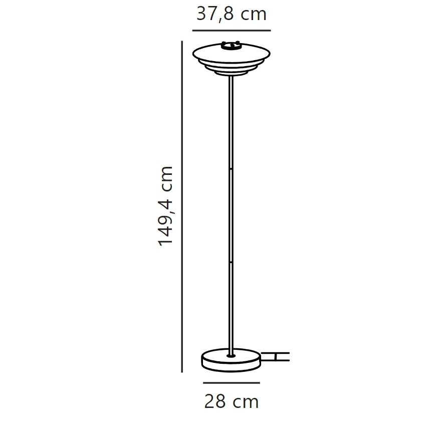 Nordlux - Lampadaire BRETAGNE 1xG9/25W/230V anthracite