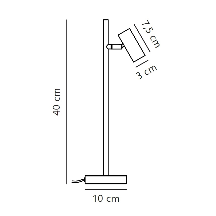 Nordlux - Lampe de table à intensité variable OMARI LED/3,2W/230V blanc