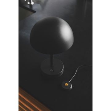 Nordlux - Lampe de table extérieure à intensité variable rechargeable ELLEN LED/2,8W/3,7V IP44 noir