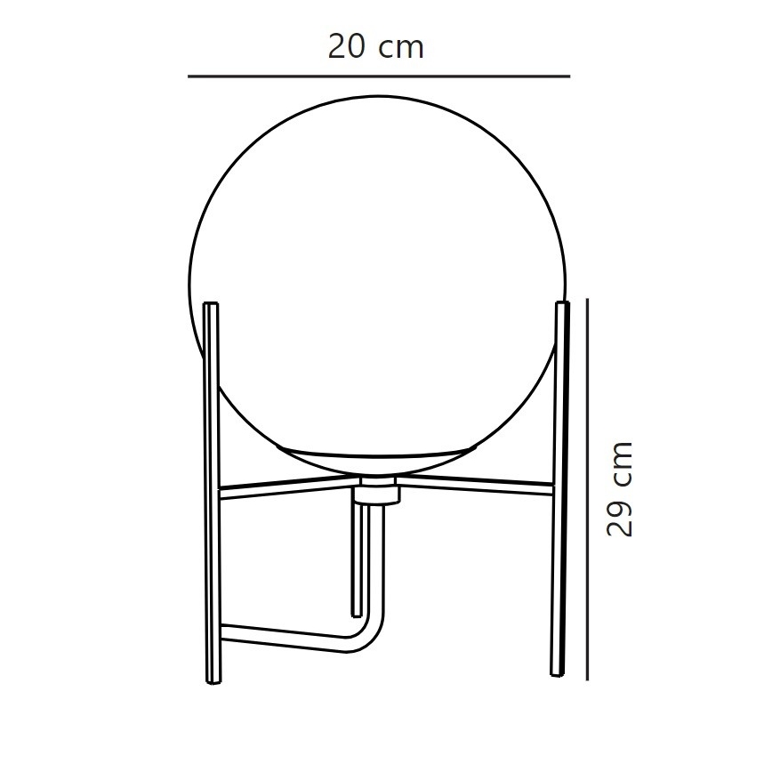 Nordlux - Lampe de table ALTON 1xE14/15W/230V doré