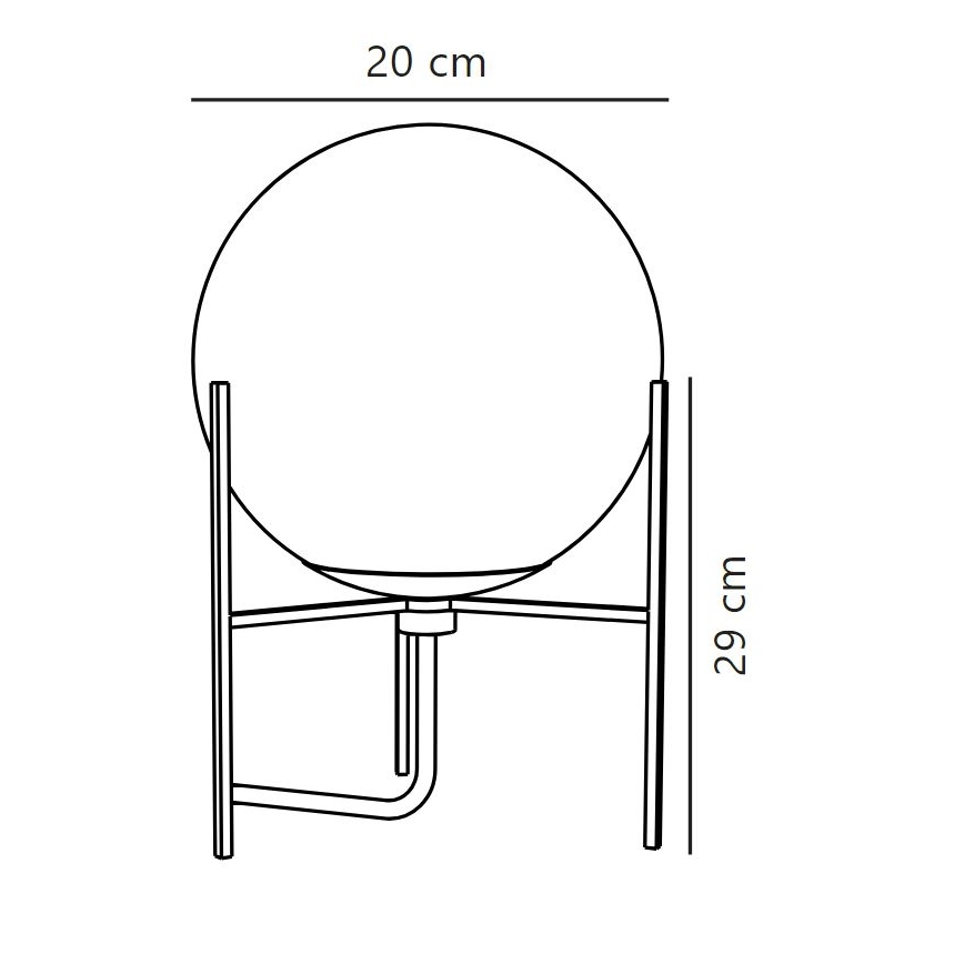 Nordlux - Lampe de table ALTON 1xE14/15W/230V