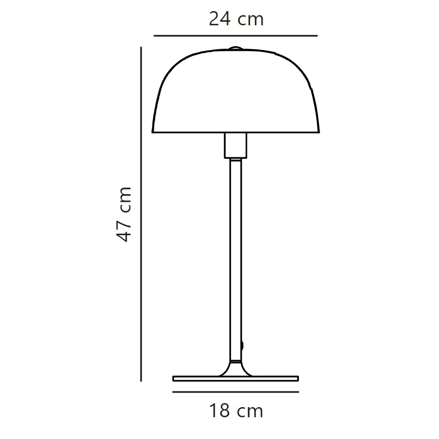 Nordlux - Lampe de table CERA 1xE14/40W/230V doré