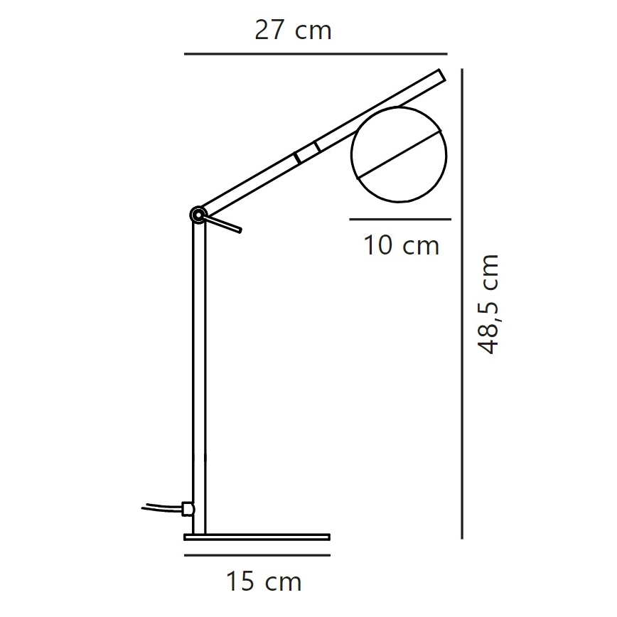 Nordlux - Lampe de table CONTINA 1xG9/5W/230V laiton