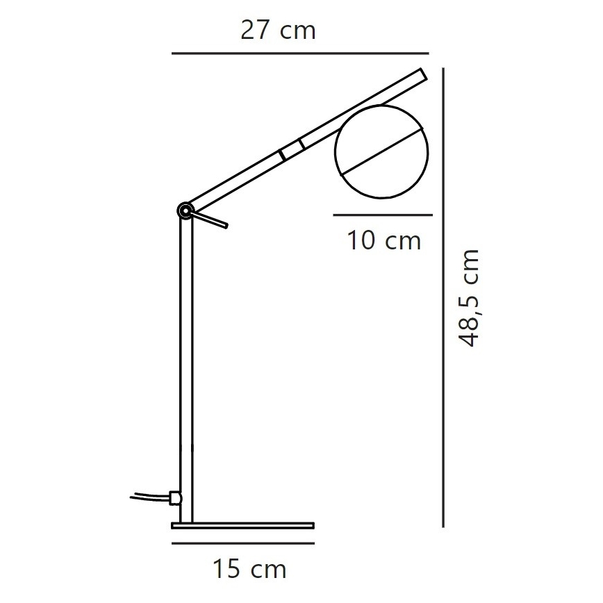 Nordlux - Lampe de table CONTINA 1xG9/5W/230V noir