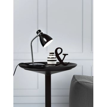 Nordlux - Lampe de table CYCLONE 1xE14/15W/230V noir