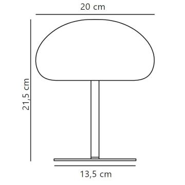 Nordlux - Lampe de table extérieure à intensité variable SPONGE LED/4,8W/3,7V IP65