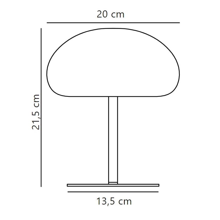 Nordlux - Lampe de table extérieure à intensité variable SPONGE LED/4,8W/3,7V IP65