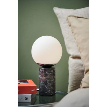 Nordlux - Lampe de table LILLY 1xE14/25W/230V marbre/gris