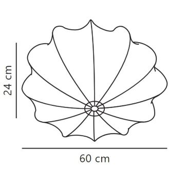 Nordlux - Plafonnier AERON 3xE27/25W/230V d. 60 cm