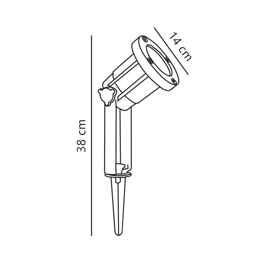 Nordlux - Spot d'extérieur SPOTLIGHT 1xGU10/35W/230V IP54