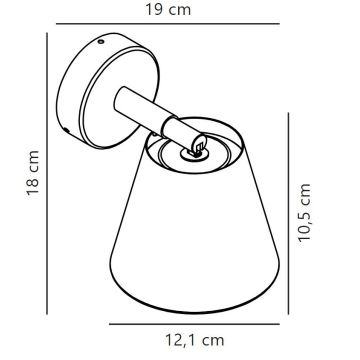 Nordlux - Spot salle de bain IP 1xGU10/8W/230V IP44