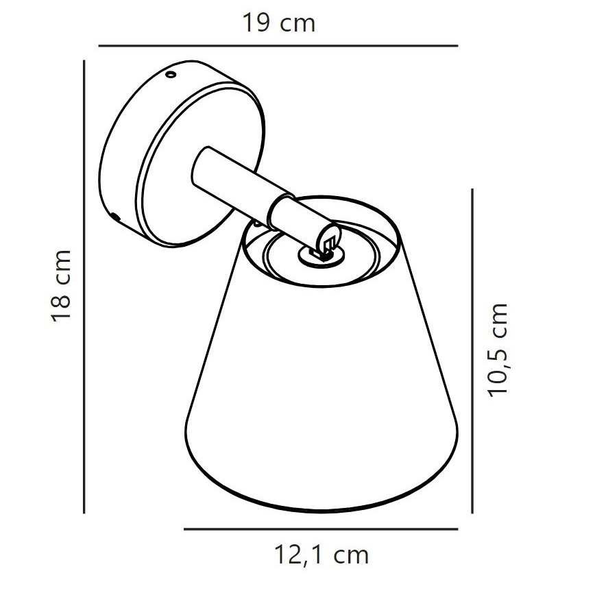 Nordlux - Spot salle de bain IP 1xGU10/8W/230V IP44