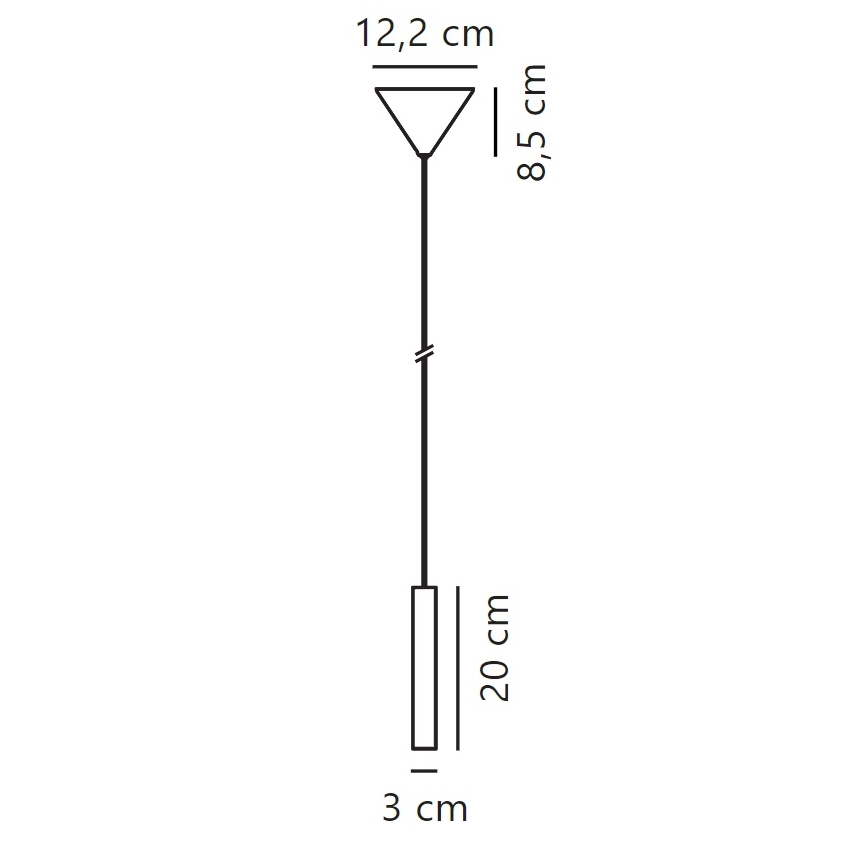 Nordlux - Suspension filaire à intensité variable OMARI LED/4,4W/230V noir