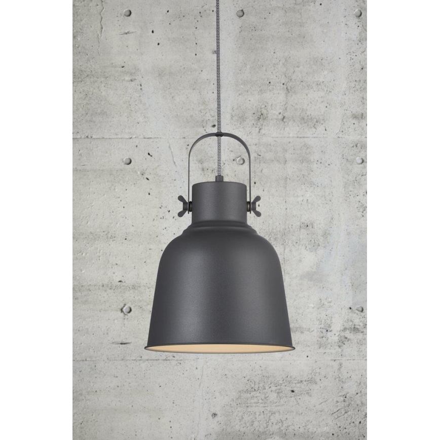 Nordlux - Suspension filaire ADRIAN 1xE27/40W/230V d. 25 cm anthracite