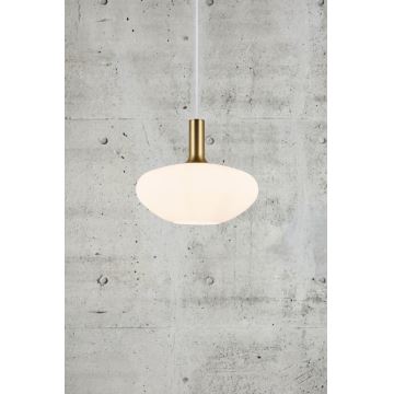 Nordlux - Suspension filaire ALTON 1xE27/60W/230V blanc/noir/laiton