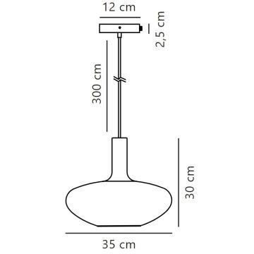 Nordlux - Suspension filaire ALTON 1xE27/60W/230V blanc/noir/laiton